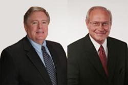 Photos of ISA Coach Jim Peterson and Larry Raad of ISA